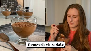 MOUSSE DE CHOCOLATE SEM GELATINA  RECEITA COM PAM ABREU [upl. by Procter]