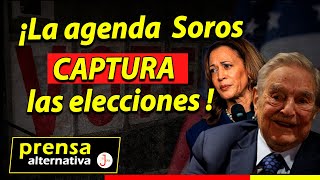 Kamala Harris la títere de los Soros que promete vencer a Trump [upl. by Svend16]