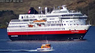 MS Otto Sverdrup in Fort William 5 MAY 2023 [upl. by Esenej]