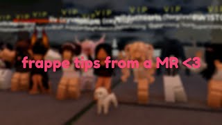 frappe roblox tips from a mr  fantqs1e [upl. by Naened]