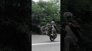 Mt15 wheelie 🔥youtubeshorts mt15modification bikeriding rider whatsappstatus [upl. by Ajram707]