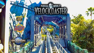 January 2023 Velocicoaster Front Seat On Ride 4K POV Islands of Adventure Universal Orlando [upl. by Eisenberg399]