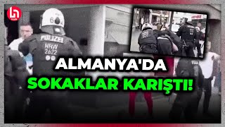 SICAK GELİŞME Almanyada Sırbistanİngiltere maçı öncesi sokaklar karıştı İşte o anlar [upl. by Thorny]