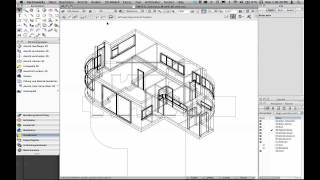 Vectorworks Ebenen als Geschosse [upl. by Ellennod402]