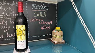 Sula Red Wine Review In Hindi  Shiraz Wine Review In Hindi Cabernet Sauvignon Wine Review In Hindi [upl. by Rhett]