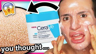 I tried the CERAVE SA CREAM for ONE WEEK FULL REVIEW please save your money [upl. by Natanoy]