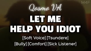 Tsundere Bully Takes Care Of You M4F Soft Voice Boyfriend ASMR Audio Roleplay [upl. by Anailuj640]