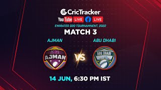 Match 3 AJM vs ABD Emirates D20 Tournament 2022 [upl. by Keriann]