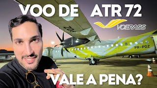 VOANDO NO ATR 72 da VOEPASS COMO REALMENTE É VOAR de PASSAREDO  Estevam Pelo Mundo [upl. by Aisined]