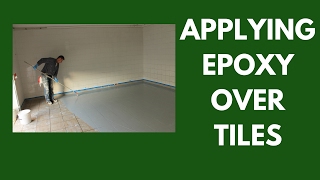 Applying Epoxy over Tiles  How to ensure proper bonding and filling [upl. by Aremus252]