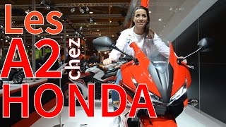 Salon de Lauto Bruxelles 2016  Les Motos Honda A2 [upl. by Frissell]