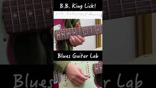 BB King lick guitartabs bbking blues [upl. by Amahs356]