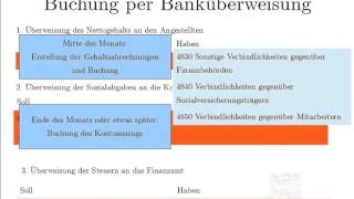 4 Die Verbindlichkeitskonten der Gehaltsabrechnung [upl. by Zacharia]