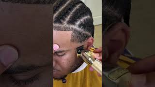 Get The Perfect High Taper On Your Cornrows haircut braids barber [upl. by Aicila]