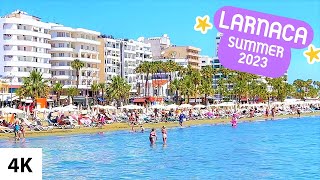 LARNACA Summer 2023 Cyprus 4K [upl. by Ruzich]