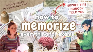 How to memorize notes 2x faster ✨🧠 memorization hacks study tips [upl. by Nodal]