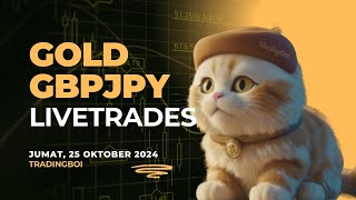 Day 27 Live Trading London Session  Scalping GOLD XAUUSD amp GBPJPY  Pips Whisper  25th Oct 2024 [upl. by Lowe242]