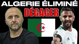 DEGAGER TOUS  LALGÉRIE ÉLIMINÉ DE LA CAN 2024 MAURITANIE 01 ALGERIE [upl. by Aretha]