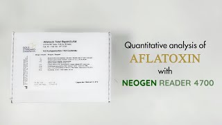 Aflatoxin  ELISA test with Neogen Reader 4700 [upl. by Maon]