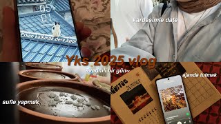 Yks 2025 vlog ders çalışıyoruz sufle yapıp ajanda tutuyoruz yks yks2025 [upl. by Cirad34]