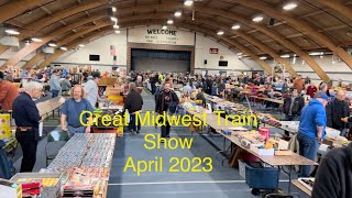 The GREAT MIDWEST TRAIN SHOW APRIL 2023 [upl. by Mohr]