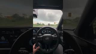 Verna rainy day car driving status automobile verna jatt [upl. by Annavas]