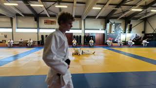 5e dan examen  Thijs Holtermann  Kodokan judo  Katamenokata [upl. by Ardnoik]