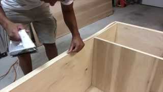 How To Edgeband Plywood blanket chest pt4 [upl. by Semmes]