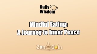 Experience INNER PEACE with These 5 Mindful Eating Tips [upl. by Akenet514]