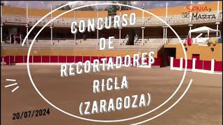 CONCURSO DE RECORTADORES DE RICLA ZARAGOZA 20072024 [upl. by Kciredor]