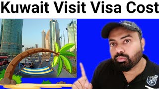 Kuwait visit visa cost 2022 [upl. by Lamaj377]