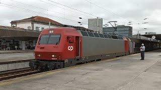 CP Intercidades 5602 com corail destino Lisboa vía Porto Campanha train railway intercityexpress [upl. by Yesnil]