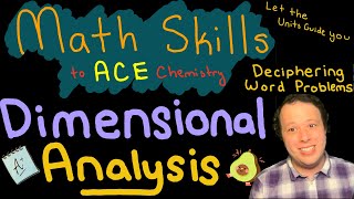 Dimensional Analysis  Deciphering Word Problems Practice Problems Math Skills to Ace Chemistry [upl. by Turpin]