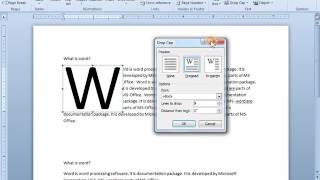 Insert tab Textbox Wordartdrop Cap Object Symbol in ms word [upl. by Flowers]