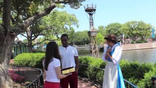 Disney World Proposal  Surprise Engagement  Most Wonderful Woman on Earth [upl. by Elwee228]