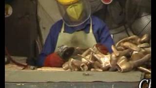 How to make bronze sculptures  lost wax bronze casting [upl. by Piers]