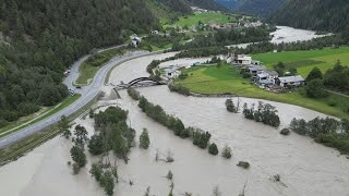 Ostschweiz Regen lässt Wasserpegel steigen [upl. by Odlavso]