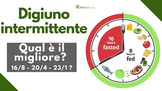 Digiuno intermittente qual è il migliore 168  204  231 [upl. by Admana]