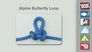 How to Tie an Alpine Butterfly Loop [upl. by Salema]