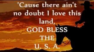 GOG BLESS THE USA Lyrics  LEE GREENWOOD [upl. by Posehn]