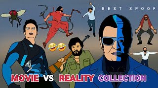 MOVIE VS REALITY Collection💥 💥 best spoof 🔥  2D animation  mv creation animation [upl. by Semajwerdna]