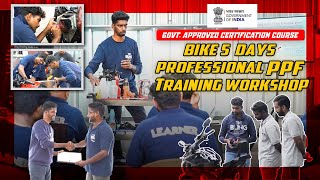 Professional PPF Training for Bikes and Cars [upl. by Emearg]