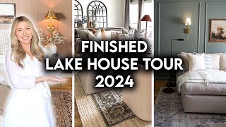 FINISHED LAKE HOUSE TOUR  DIY TRANSFORMATION  DECOR TIPS [upl. by Haianeb]