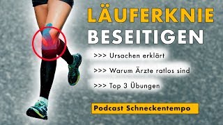 Läuferknie Runners Knee  Ursache amp Lösung  Top 3 Übungen  Ärzte ratlos ft Schneckentempo [upl. by Wellesley]