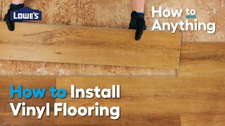 How to Install Vinyl Plank Flooring  How To Anything [upl. by Nyletac]