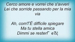 Andrea Bocelli  Dell Amore Non Si Sa Lyrics [upl. by Terena]