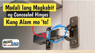 Paano Magkabit ng Concealed Hinges  Ultimate Guide  Ways of Installing Concealed Hinges   TIPS [upl. by Leopold]