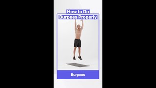 Burpees Exercise For Beginners [upl. by Eikcuhc]