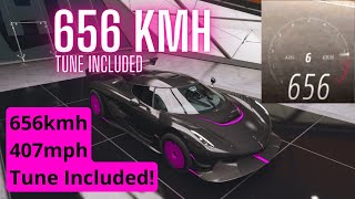 530 Kmh im GOLDEN Jesko HIGH END Tuning  FORZA HORIZON 5 [upl. by Samid114]