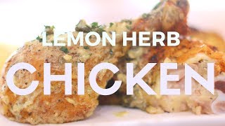 Lemon and Herb Roasted Chicken with Caper Cream Sauce [upl. by Ajet]